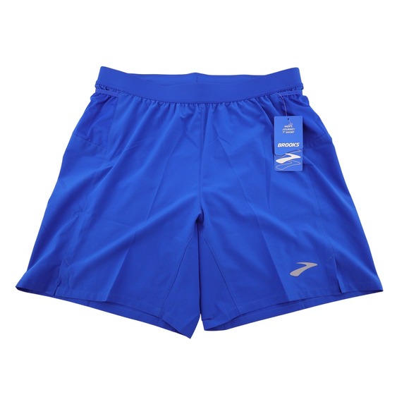 Brooks Other - NEW Brooks Journey 7" Running Shorts Neo Blue Men Size Medium Brief Liner